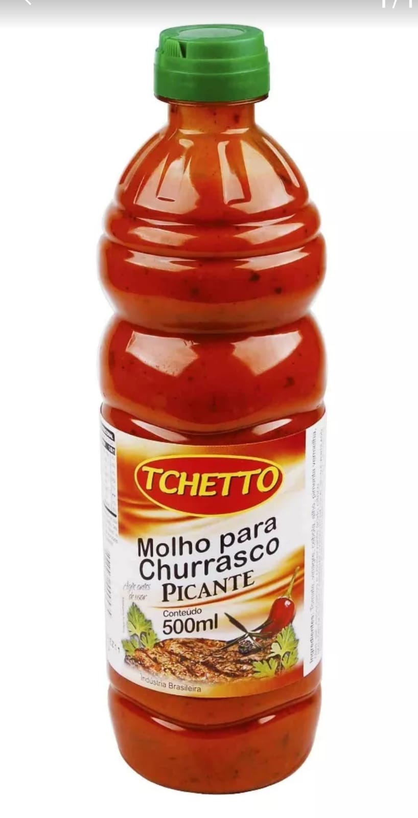 Molho churrasco com pimenta Tchetto